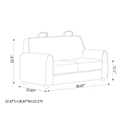 Upholstered Kids' Sofa Gray - Pillowfort™ -Child Furniture Store GUEST 8bd0e36e 147c 4c1d bcfb 73703a97ebdd