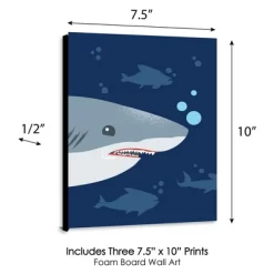 Big Dot Of Happiness Shark Zone - Nursery Wall Art, Kids Room Decor And Jawsome Shark Home Decoration - Gift Ideas - 7.5 X 10 Inches - Set Of 3 Prints -Child Furniture Store GUEST 8cda5071 5aba 40eb 8d2a 2ca951c80b7f