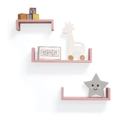 Set Of 3 Picture Ledge Shelf For Kids' Room Pink - InPlace 13 Set Of 3 Picture Ledge Shelf For Kids' Room Pink - InPlace -Child Furniture Store GUEST 8d6ed0f6 a797 4ee5 9a24 9890c334d50a