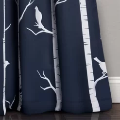 Set Of 2 Bird On The Tree Light Filtering Window Curtain Panels - Lush Décor -Child Furniture Store GUEST 8de4ba14 c0f2 4202 8deb 9c84c387b674