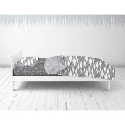 Bacati - Clouds In The City White/Gray 4 Pc Toddler Bedding Set -Child Furniture Store GUEST 8f21268a ed25 4b45 9a14 2905ccaaadc0