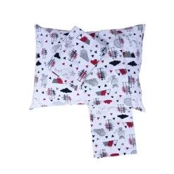 Bacati - Woodlands Red Black Gray 3 Pc Cotton Toddler Bed Sheet Set 12 Bacati - Woodlands Red Black Gray 3 Pc Cotton Toddler Bed Sheet Set -Child Furniture Store GUEST 90c4726e 28f1 464d 9c09 1cb07b74be1c