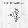 Black Flowers Wall Decor - Decalcomania -Child Furniture Store GUEST 911cc07c 5b4c 4cab 875c e4ee1a89b720