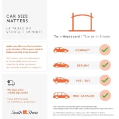 Twin Aviron Bookcase Headboard - South Shore -Child Furniture Store GUEST 9212e430 5d19 4991 b135 6f2b50b8059b