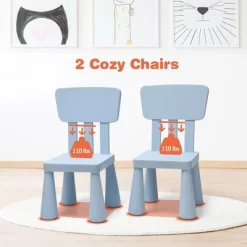 Costway Kids Table & 2 Chairs Set Toddler Activity Play Dining Study Desk Baby Gift -Child Furniture Store GUEST 93e31d8d aa1b 44e1 9400 d57eea9dbb05