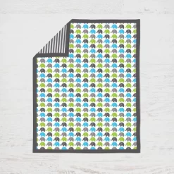 Bacati - Elephants Aqua/Lime/Gray 3 Pc Crib Bedding Set -Child Furniture Store GUEST 94bd24cc 731e 4a9d 9c56 851b6260c99d