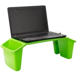 Mind Reader Kids’ Lap Desk, Freestanding Portable Table With Side Pockets, Plastic, Green, 2-Pack -Child Furniture Store GUEST 94bdd6d9 a18c 45c4 a50b fc737206f0dd