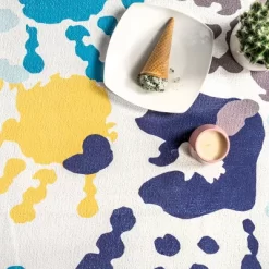 NuLOOM Pinkie Machine Washable Handprint Kids Area Rug -Child Furniture Store GUEST 94c99160 0545 4dff 9557 af75faaef6ef