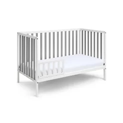 Baby Cache Deux Remi 3-in-1 Convertible Island Crib - White/Gray -Child Furniture Store GUEST 9632c527 b3ac 43b9 9387 4cfa7c35ff8f