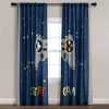 52"x84" Kids' Video Games Window Curtain Panel Set Navy - Lush Décor