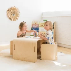 ECR4Kids Bentwood Multipurpose Table And Chair Set, Kids Furniture, Natural, 3-Piece 16 ECR4Kids Bentwood Multipurpose Table And Chair Set, Kids Furniture, Natural, 3-Piece -Child Furniture Store GUEST 96f3f8bc b131 409c addd 52a4ecfb2441
