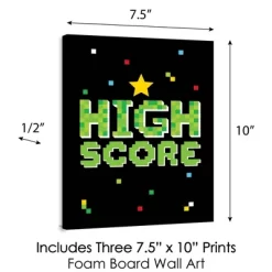Big Dot Of Happiness Game Zone - Nursery Wall Art And Pixel Video Game Kids Room Decorations - Gift Ideas - 7.5 X 10 Inches - Set Of 3 Prints -Child Furniture Store GUEST 97822bee 200a 4e07 8bb7 0fe08c050a55