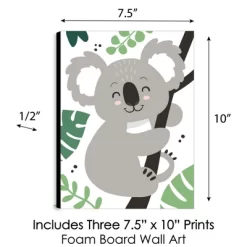 Big Dot Of Happiness Koala Cutie - Bear Nursery And Kids Room - 7.5 X 10 Inches - Wall Art Set Of 3 Prints -Child Furniture Store GUEST 97c5203c 52cf 4841 90e7 7d15f06656d8