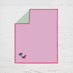 Bacati - Botanical Floral Birds Pink Multicolor 6 Pc Crib Bedding Set With Long Rail Guard Cover -Child Furniture Store GUEST 9829d8fd 83f0 44f9 b0c1 46b15b164473