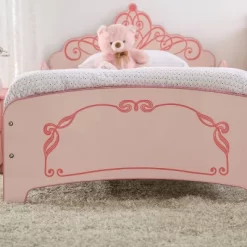 Twin Nemma Princess Crown Twin Bed Pink - Homes: Inside + Out -Child Furniture Store GUEST 98bc7b2e 9ab8 4f94 88ff 93db79166b2a
