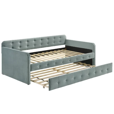 Twin Elyria Contemporary Tufted Daybed - MiBasics 12 Twin Elyria Contemporary Tufted Daybed - MiBasics - Image 10
