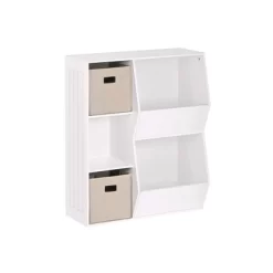 3pc Kids' Floor Cabinet With 2 Bins Set - RiverRidge Home -Child Furniture Store GUEST 9c56e74c ec76 41bc 81f0 bb4496819535