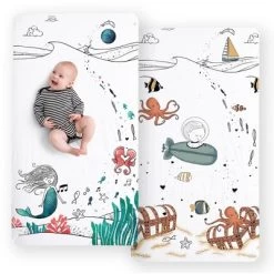 JumpOff Jo - 2 Pack Fitted Crib Sheets, Super Soft 100% Cotton Sheets For Standard Crib Mattresses And Toddler Beds, 28 In. X 52 In 19 JumpOff Jo - 2 Pack Fitted Crib Sheets, Super Soft 100% Cotton Sheets For Standard Crib Mattresses And Toddler Beds, 28 In. X 52 In -Child Furniture Store GUEST 9cbce939 2418 4da0 90ed 426ec9ab2d34