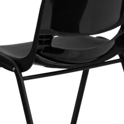 Emma And Oliver Kid's Black Ergonomic Shell Stack Chair - Black Frame And 14"H Seat -Child Furniture Store GUEST 9d79ac69 7aa5 48c6 91f0 591f539b4776