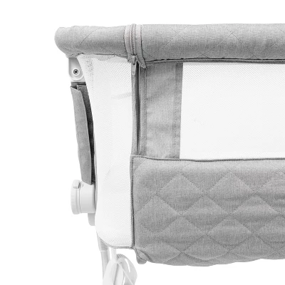 Baby Delight Beside Me Dreamer Deluxe Bassinet And Bedside Sleeper - Quilted Pebble Gray 6 Baby Delight Beside Me Dreamer Deluxe Bassinet And Bedside Sleeper - Quilted Pebble Gray - Image 4