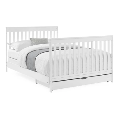 Delta Children Mercer Deluxe 6-in-1 Convertible Crib With Underdrawer Storage - Bianca White 10 Delta Children Mercer Deluxe 6-in-1 Convertible Crib With Underdrawer Storage - Bianca White - Image 8