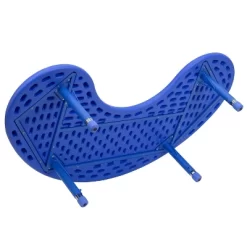 Emma And Oliver 35"W X 65"L Half-Moon Plastic Height Adjustable Activity Table -Child Furniture Store GUEST 9f550d88 dcd1 4305 8e57 1287e4008595