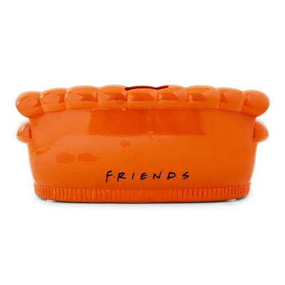 Silver Buffalo Friends Central Perk Orange Couch Figural Coin Bank Storage | Toynk Exclusive 3 Silver Buffalo Friends Central Perk Orange Couch Figural Coin Bank Storage | Toynk Exclusive