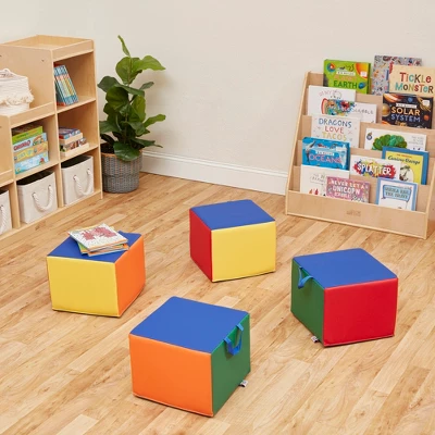 ECR4Kids SoftZone Cozy Cubes, Flexible Foam Seating 9 ECR4Kids SoftZone Cozy Cubes, Flexible Foam Seating - Image 7