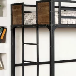Twin Navii Industrial Loft Bed Black - HOMES: Inside + Out -Child Furniture Store GUEST a0faa58c 1132 44ea 9017 8b4a02531222
