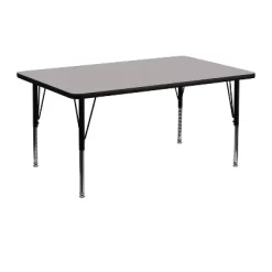 Emma And Oliver 24x48 Rectangle HP Laminate Adjustable Preschool Activity Table -Child Furniture Store GUEST a28c6f1d 5563 4699 bc8d 4af575ed2862