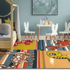 Dinoventure Dinosaurs Non-Slip Kids Playroom Decor Washable Indoor Area Rug By Blue Nile Mills 22 Dinoventure Dinosaurs Non-Slip Kids Playroom Decor Washable Indoor Area Rug By Blue Nile Mills -Child Furniture Store GUEST a2be313b 5132 4b51 a0e3 f1671e23e370