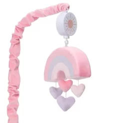 Bedtime Originals Rainbow Hearts Musical Baby Crib Mobile - Pink, Purple, Love -Child Furniture Store GUEST a3106587 72cb 4c51 a338 6caa5c34498d