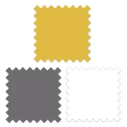 Bacati - 3 Layer Ruffled Crib/Toddler Bed Skirt - White/Yellow/Gray -Child Furniture Store GUEST a38c9975 a760 4222 b3c6 576146d87657