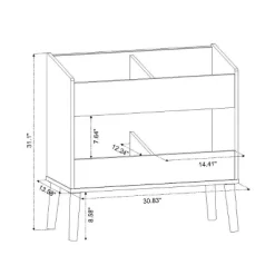 Modern Two Shelf Toy Kids' Bin White - Pillowfort™ -Child Furniture Store GUEST a513d7df 5c70 4fb6 90e1 444d6b09cebc
