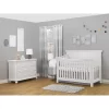 Sorelle Finley Lux Flat Top Crib - White
