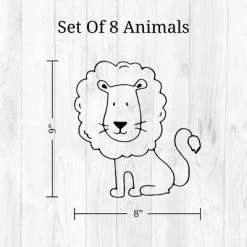 Safari Animals Wall Decor - Decalcomania -Child Furniture Store GUEST a59da859 816a 4179 b952 74007ccf71e1