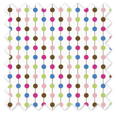 Bacati - Botanical Pink Pearl Crib Or Toddler Bed Skirt 3 Bacati - Botanical Pink Pearl Crib Or Toddler Bed Skirt - Image 2