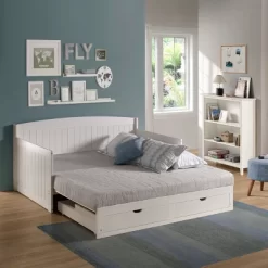 King Harmony Daybed With Conversion White - Alaterre Furniture -Child Furniture Store GUEST a919e20d b55b 4c9d b567 658ee30153e8