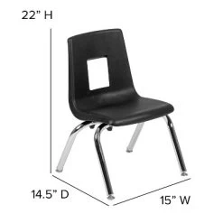 Emma And Oliver Student Stack School Chair - 12-inch 18 Emma And Oliver Student Stack School Chair - 12-inch -Child Furniture Store GUEST a9ccb79a ea23 4048 9f19 c7c4a2207a5c