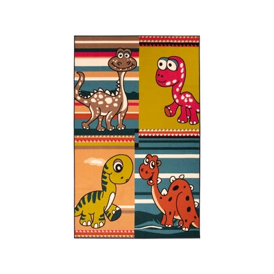 Dinoventure Dinosaurs Non-Slip Kids Playroom Decor Washable Indoor Area Rug By Blue Nile Mills 15 Dinoventure Dinosaurs Non-Slip Kids Playroom Decor Washable Indoor Area Rug By Blue Nile Mills - Image 13