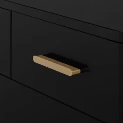 Delta Children Sloane 4 Drawer Dresser With Changing Top - Black/Bronze -Child Furniture Store GUEST ad4baab3 36d1 408c 81a0 a2fbe12e72b3