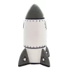 Bank Roger Rocket Bank - One Bank 9 Inches - Space - 3577Gb - Ceramic - Off-White -Child Furniture Store GUEST ada409b0 14a4 4c02 84a2 83a113c47645