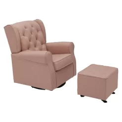 Delta Children® Emma Diamond Tufted Gliding Ottoman -Child Furniture Store GUEST ae201495 dadc 412d 91c7 d9b2b0bfdc4b