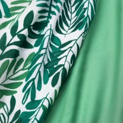 Crib Fitted Sheets Ferms And Solid Green - Cloud Island™ Green 2pk