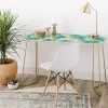 Jacqueline Maldonado Paradise Palms Desk With Gold Legs - Deny Designs -Child Furniture Store GUEST aefb5fff 2486 4cea a12a 4b5a6b9da54c