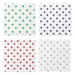 Bacati - Stars Boys Swaddling Muslin Blankets Of 4 (Navy,Green, Red,Gray) -Child Furniture Store GUEST af08d297 b0f4 42bf 8644 e11e8bea98da