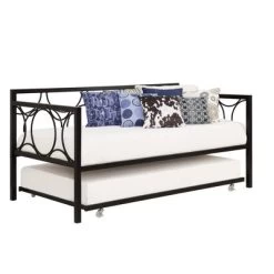 Gavin Universal Metal Trundle For Daybeds Black - Room & Joy -Child Furniture Store GUEST b0645484 25ba 43b1 8540 64ee15911386