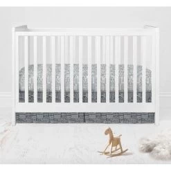 Bacati - Clouds In The City White/Gray 10 Pc Crib Bedding Set With 2 Crib Fitted Sheets -Child Furniture Store GUEST b1b7520b 17af 49e5 a656 59c87d2e3a2d