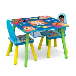 Delta Children CoComelon Kids' Table And Chair Set With Storage (2 Chairs Included) - Greenguard Gold Certified - 3ct -Child Furniture Store GUEST b1d6fc3a 75ac 44e0 8f42 5a5eb08b7f81