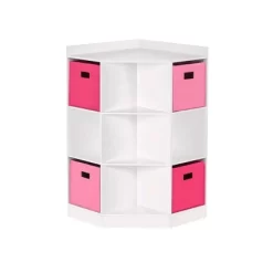5pc Kids' Corner Cabinet Set With 4 Bins Set - RiverRidge Home -Child Furniture Store GUEST b1eb82fc 2644 4029 9ba0 808e6642881c